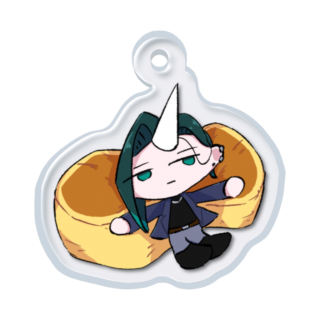 パンケーキクッションのめじるしチャーム