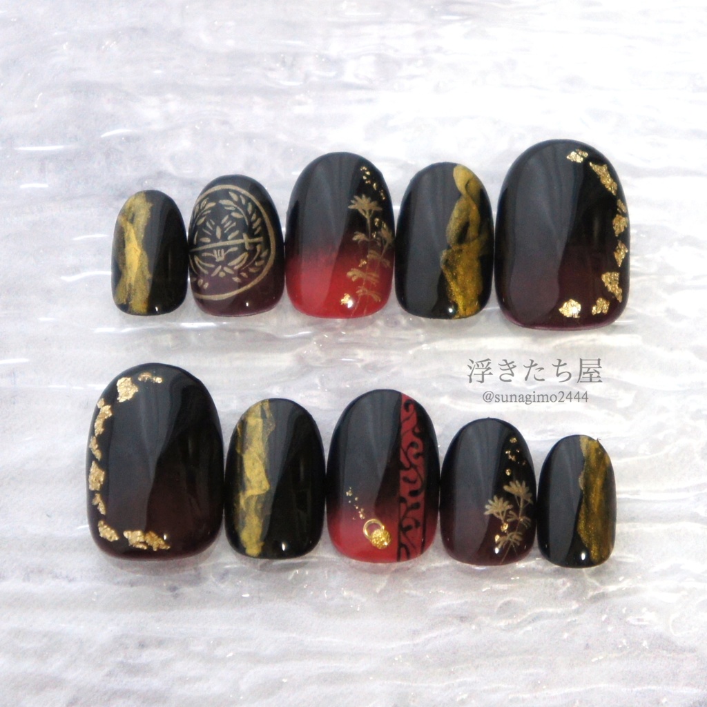 【燭台切光忠】刀剣乱舞 燭台切光忠イメージネイルチップ