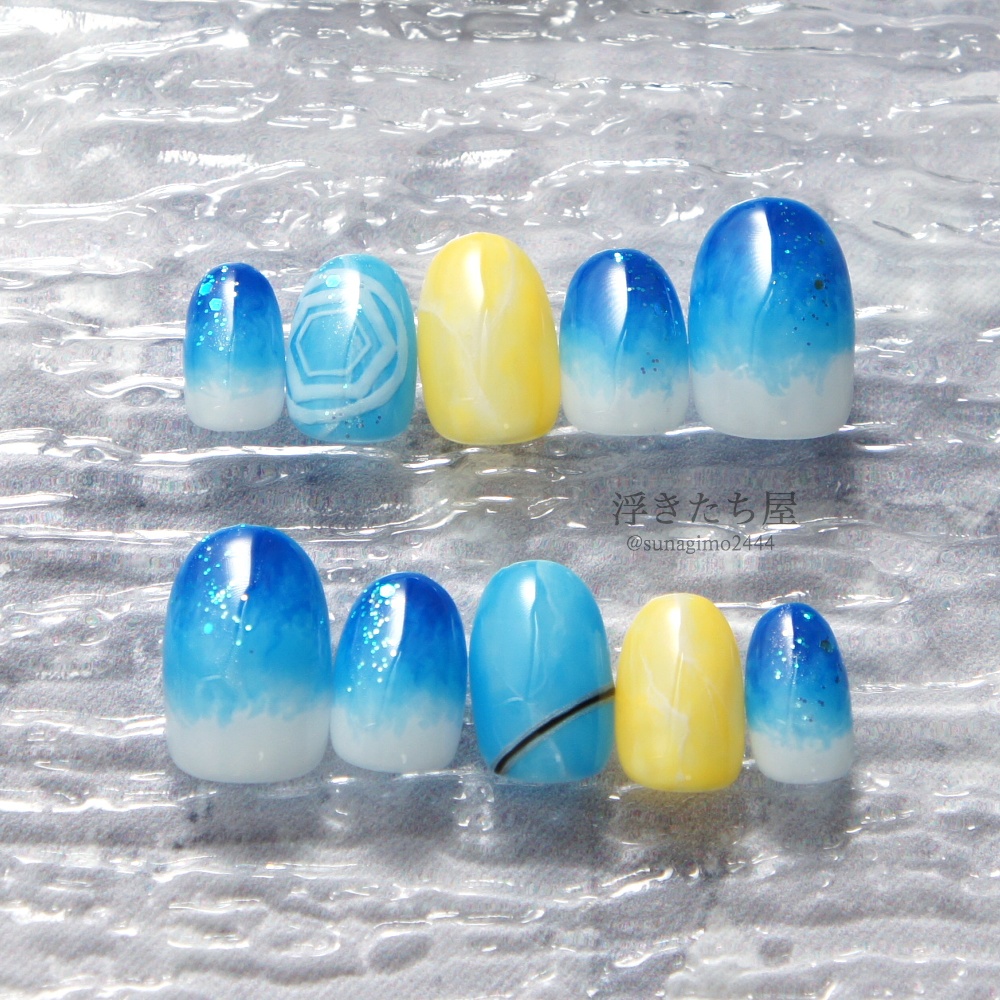 【浦島虎徹】刀剣乱舞 浦島虎徹イメージネイルチップ