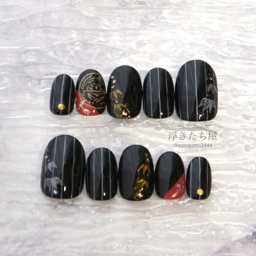 【燭台切光忠】軽装イメージネイルチップ