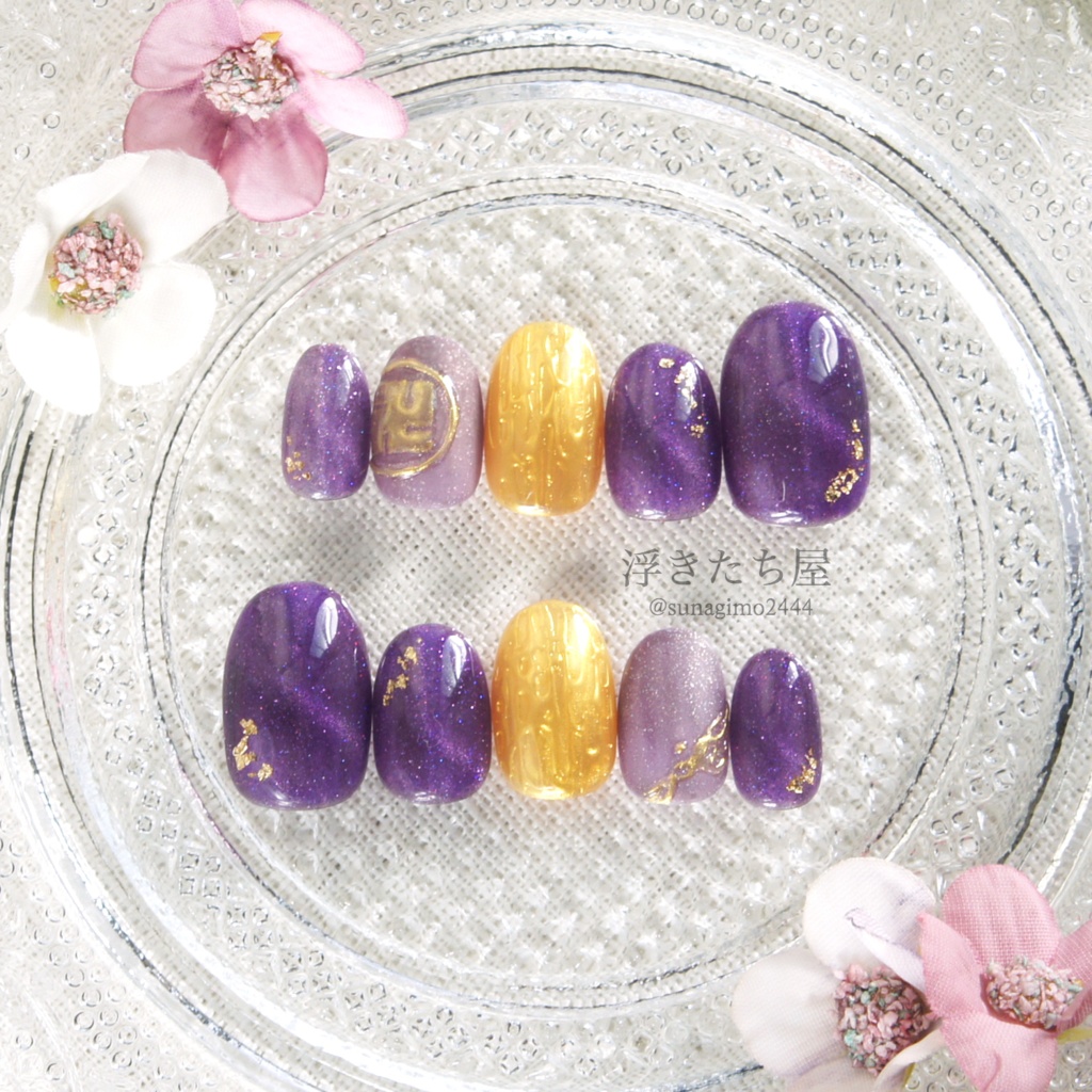 【蜂須賀虎徹】刀剣乱舞 蜂須賀虎徹イメージネイルチップ