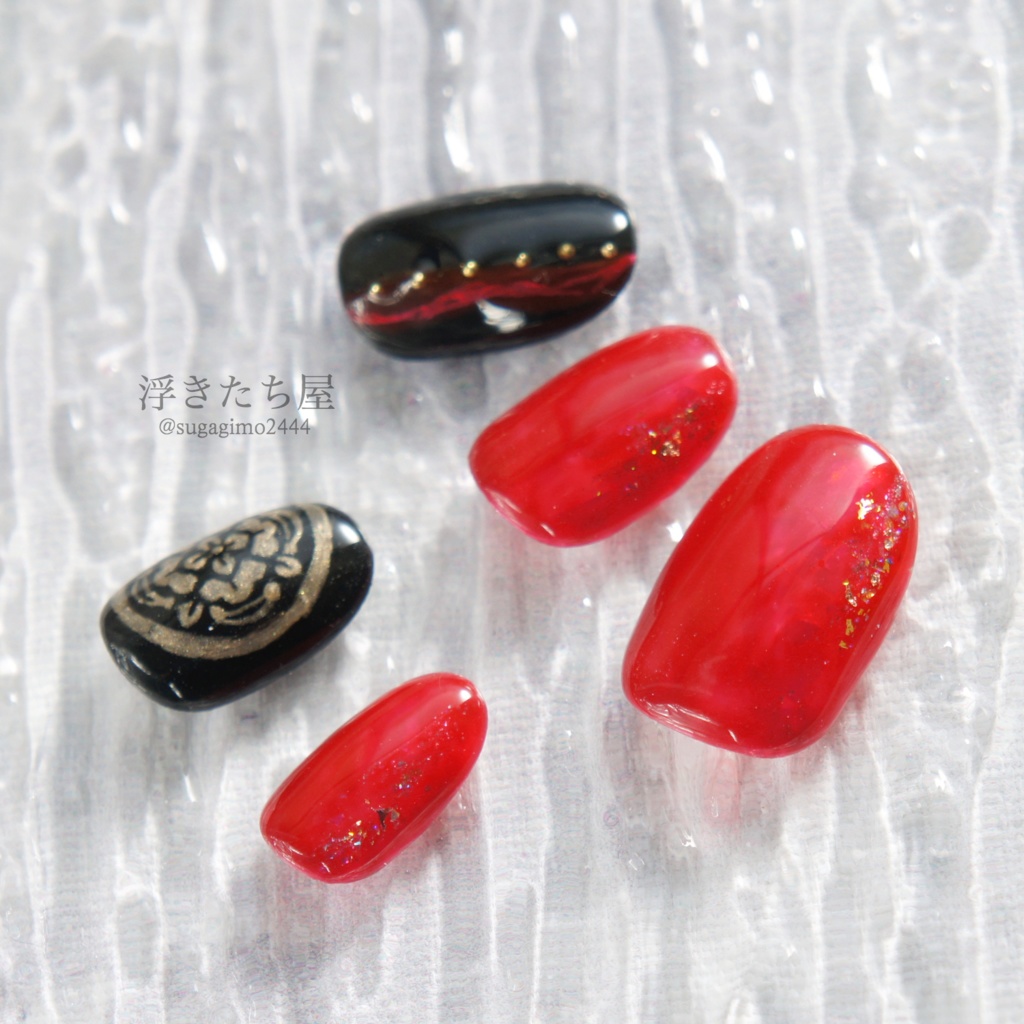 【加州清光】刀剣乱舞 加州清光イメージネイルチップ