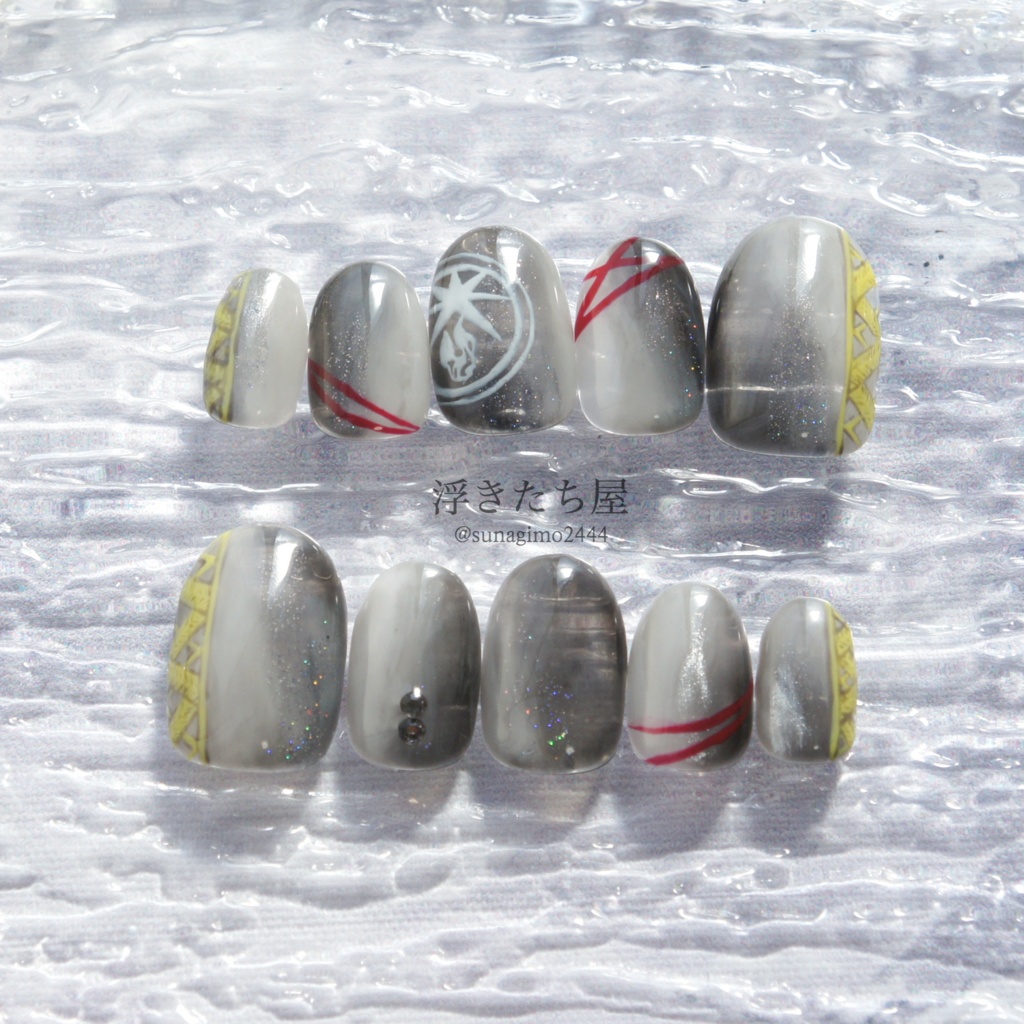 【大典太光世】刀剣乱舞 大典太光世イメージネイルチップ