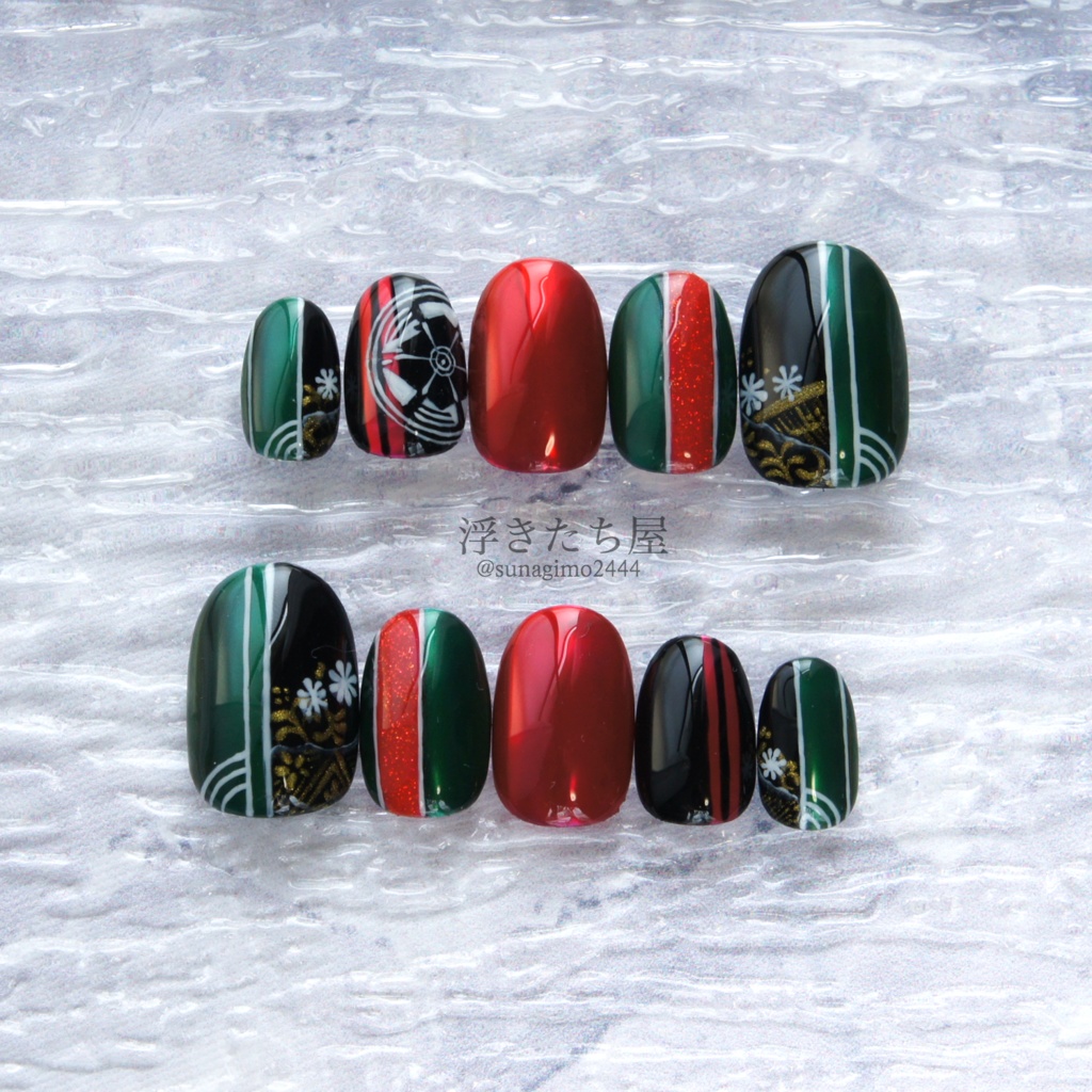 【豊前江】刀剣乱舞 豊前江(東京心覚)イメージネイルチップ