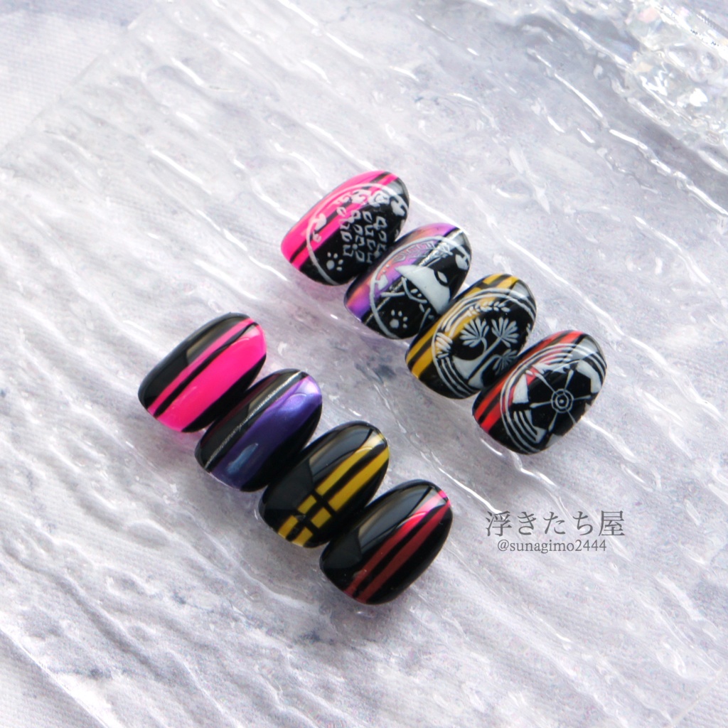 【五月雨江】刀剣乱舞 五月雨江(東京心覚)イメージネイルチップ