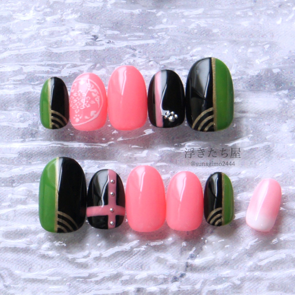 【村雲江】刀剣乱舞 村雲江イメージネイルチップ(戦闘衣装)