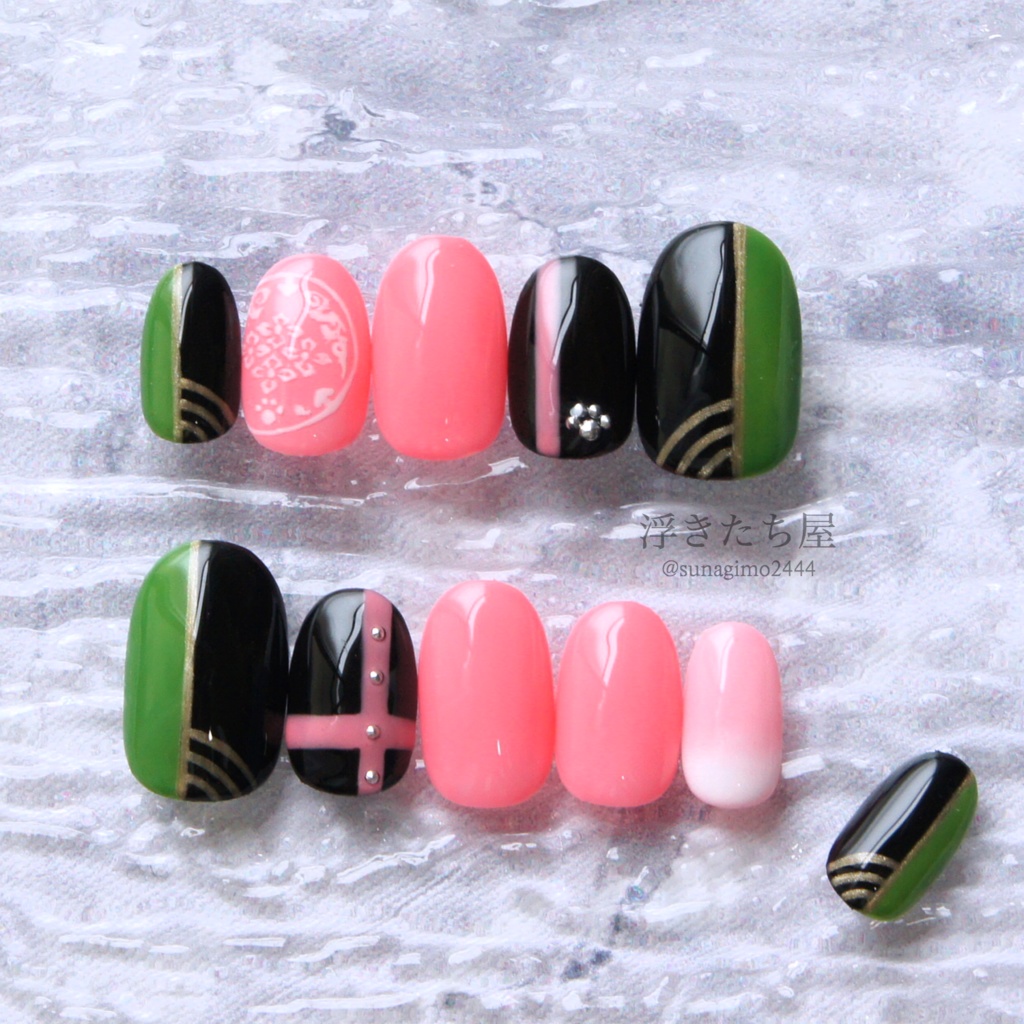 【村雲江】刀剣乱舞 村雲江イメージネイルチップ(戦闘衣装)