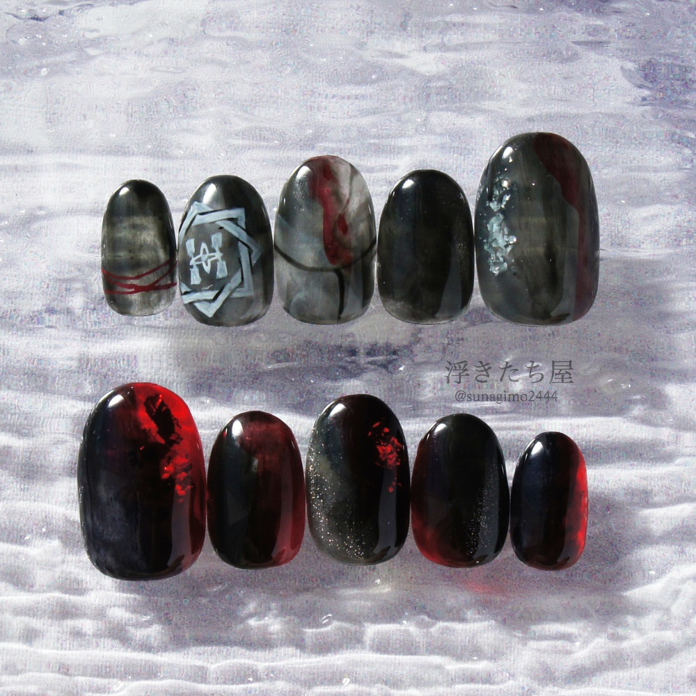 【肥前忠広】刀剣乱舞 肥前忠広イメージネイルチップ