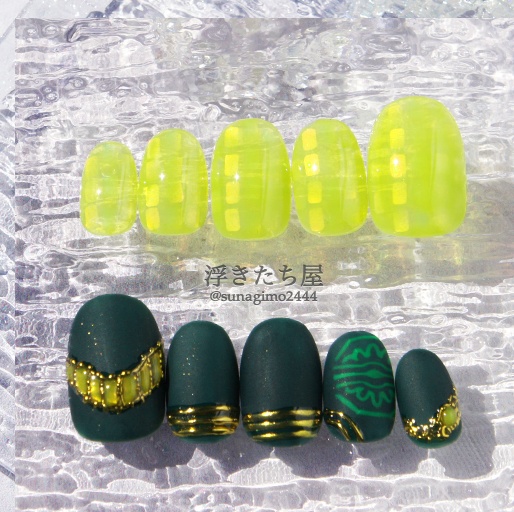 【篭手切江】刀剣乱舞 篭手切江(江おんすていじ)イメージネイルチップ