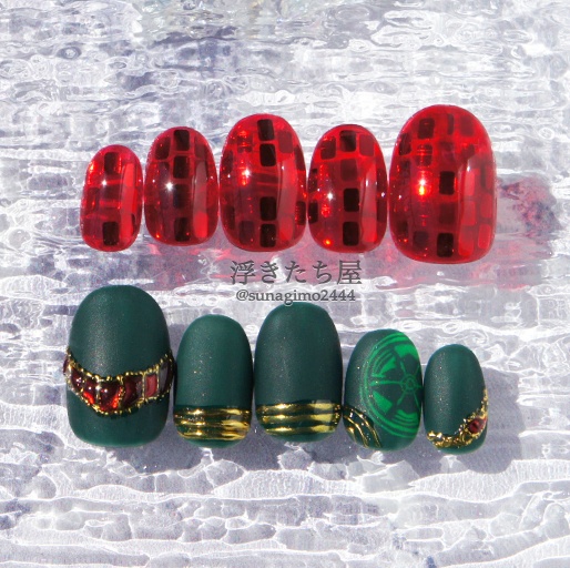 【豊前江】刀剣乱舞 豊前江(江おんすていじ)イメージネイルチップ