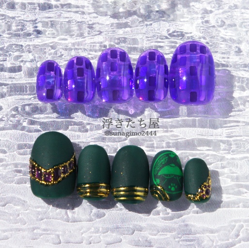 【五月雨江】刀剣乱舞 五月雨江(江おんすていじ)イメージネイルチップ