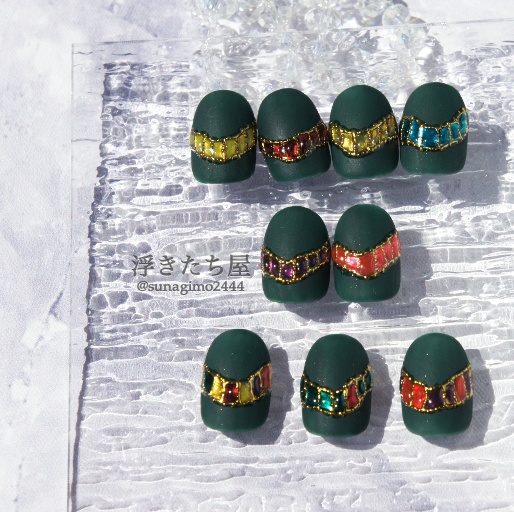 【オプション】リングカラー追加・変更(2〜6色)(江おんすていじ)イメージネイル専用