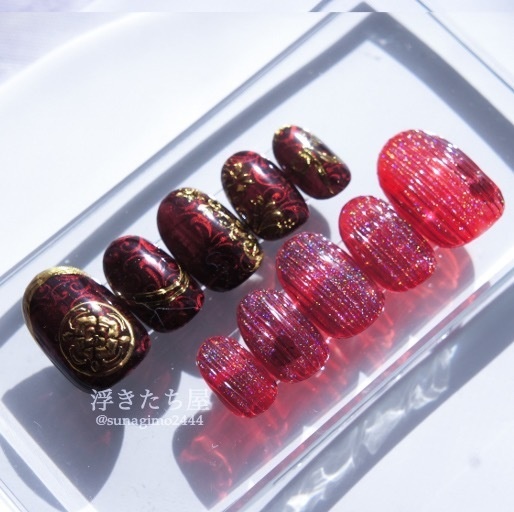 【加州清光】刀剣乱舞 加州清光イメージネイルチップ