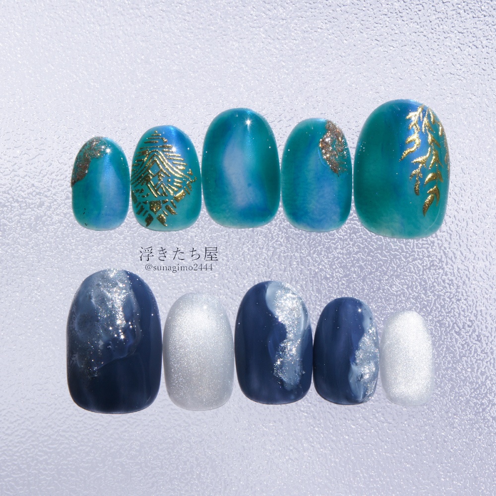 【にっかり青江】刀剣乱舞 にっかり青江イメージネイルチップ