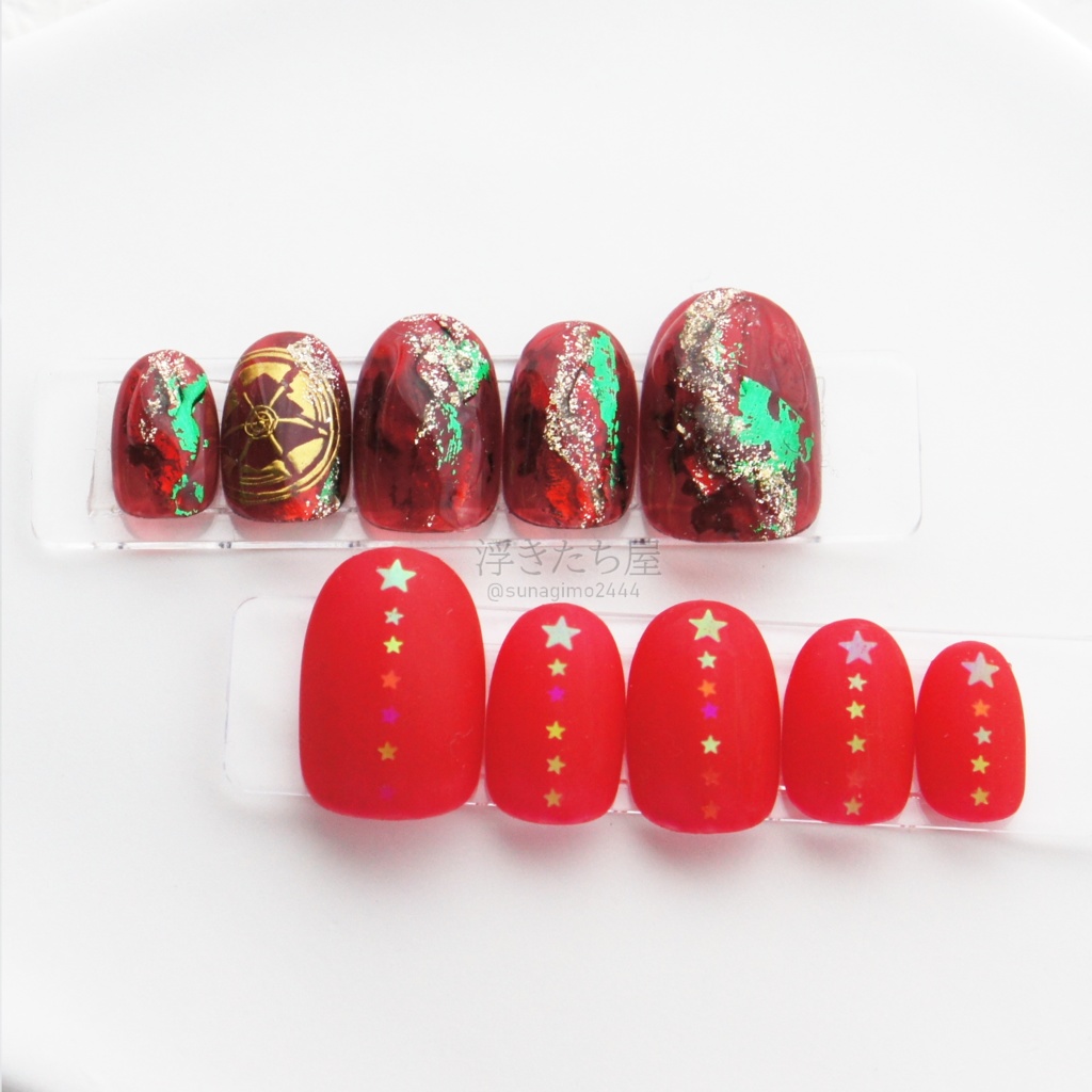 【豊前江】刀剣乱舞 豊前江イメージネイルチップ