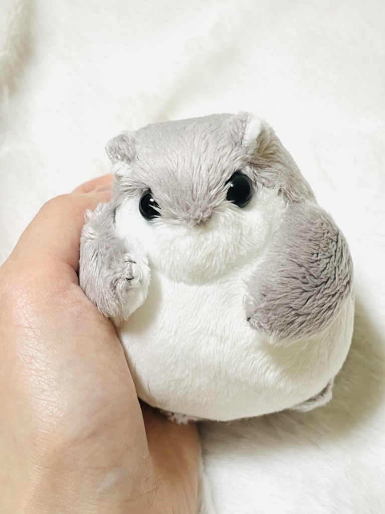 ぽてっところんエゾモモンガぬいぐるみ【型紙】