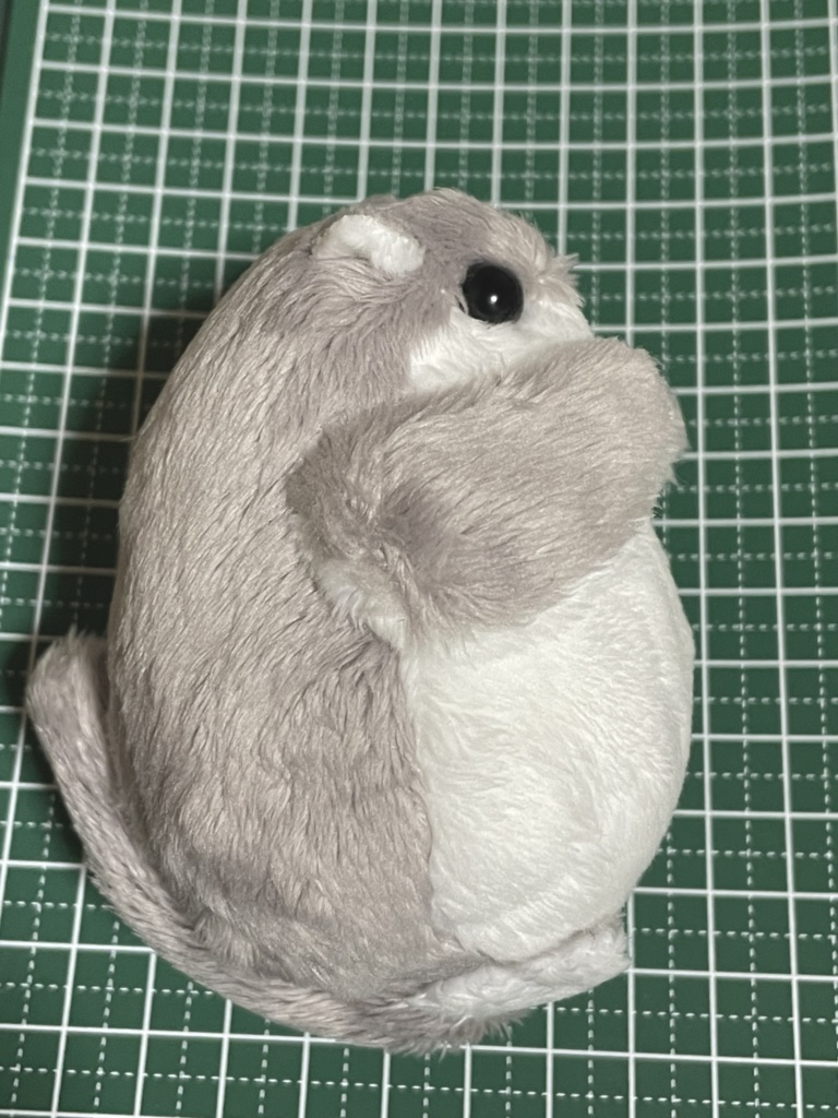 ぽてっところんエゾモモンガぬいぐるみ【型紙】