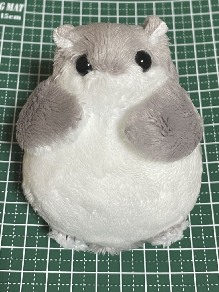 ぽてっところんエゾモモンガぬいぐるみ【型紙】