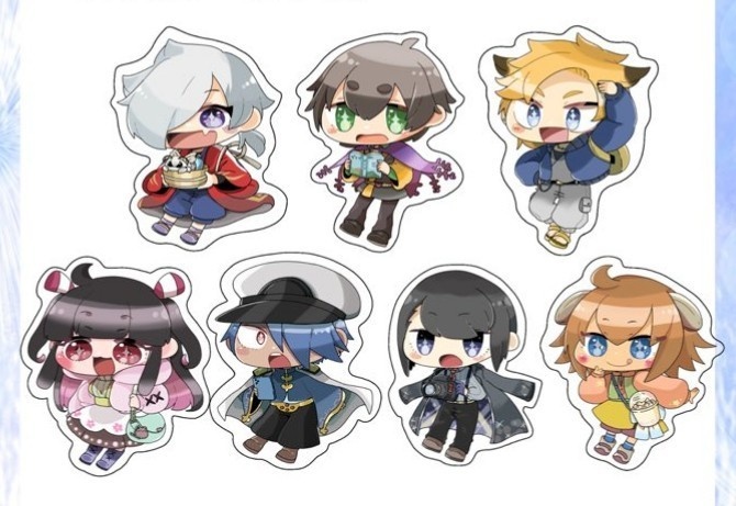 【キャラクター7種類】tdfk精霊 シールセット