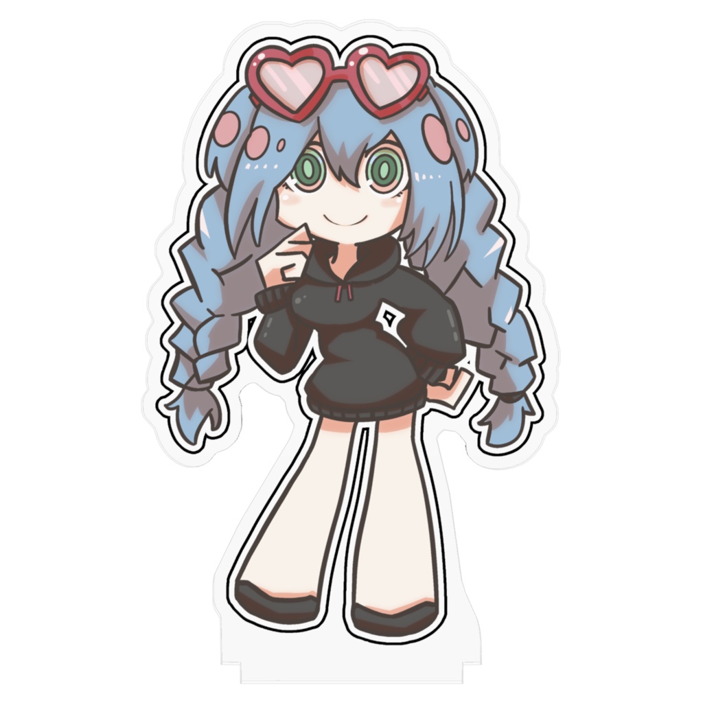 フハハッww 雨竜みずは 100mmx100mm アクリルフィギュア