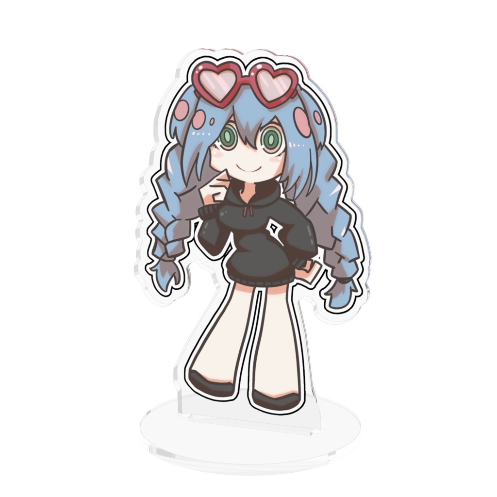 フハハッｗｗ　雨竜みずは　100mmx100mm アクリルフィギュア