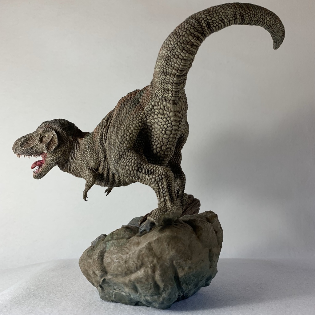【STLデータ】ティラノサウルス ジオラマ台座付き
