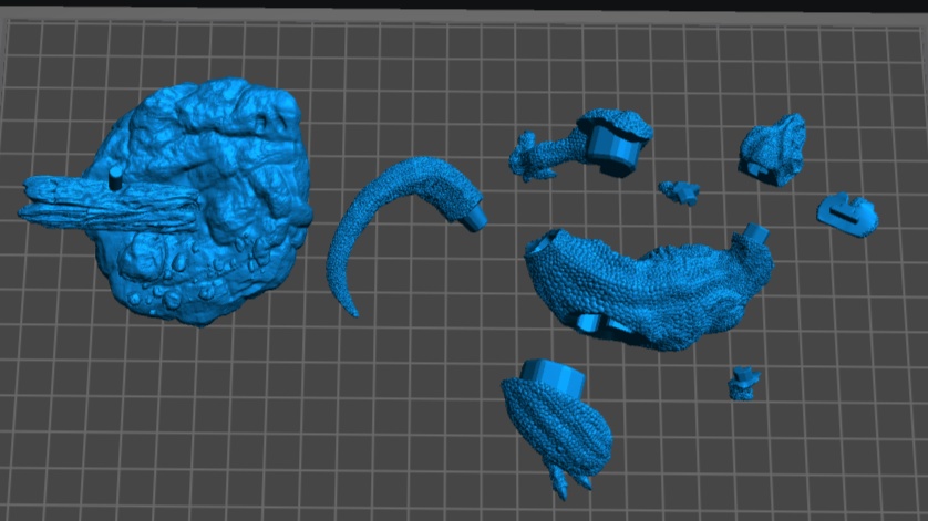 【STLデータ】ティラノサウルス ジオラマ台座付き