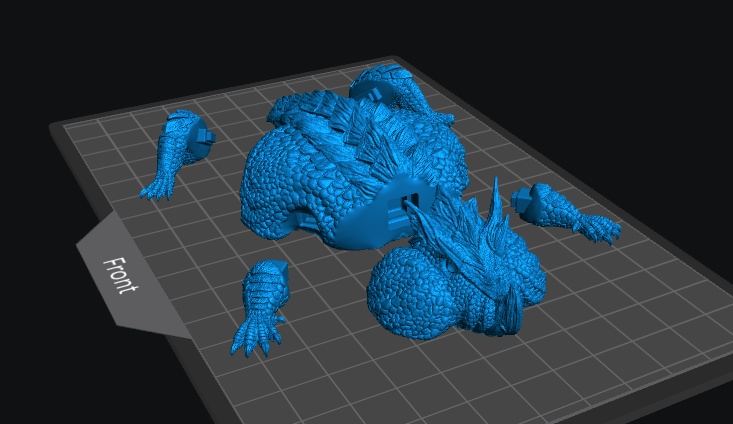 【STL】とろけたドラゴンの『トロゴン』