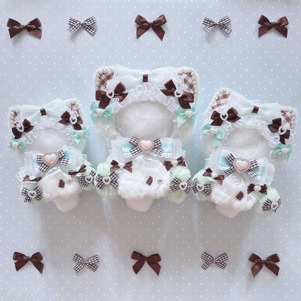 いちごチョコ・チョコミントねこちゃん