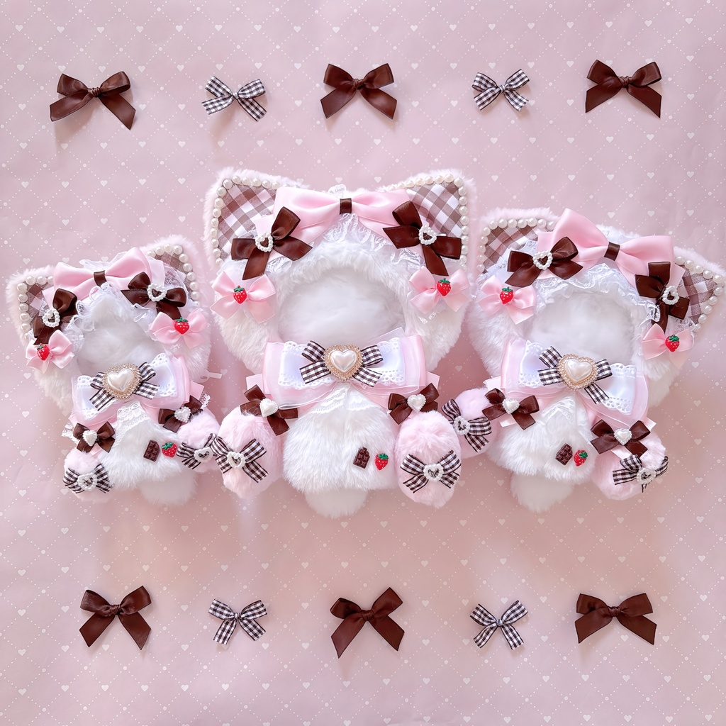 いちごチョコ・チョコミントねこちゃん