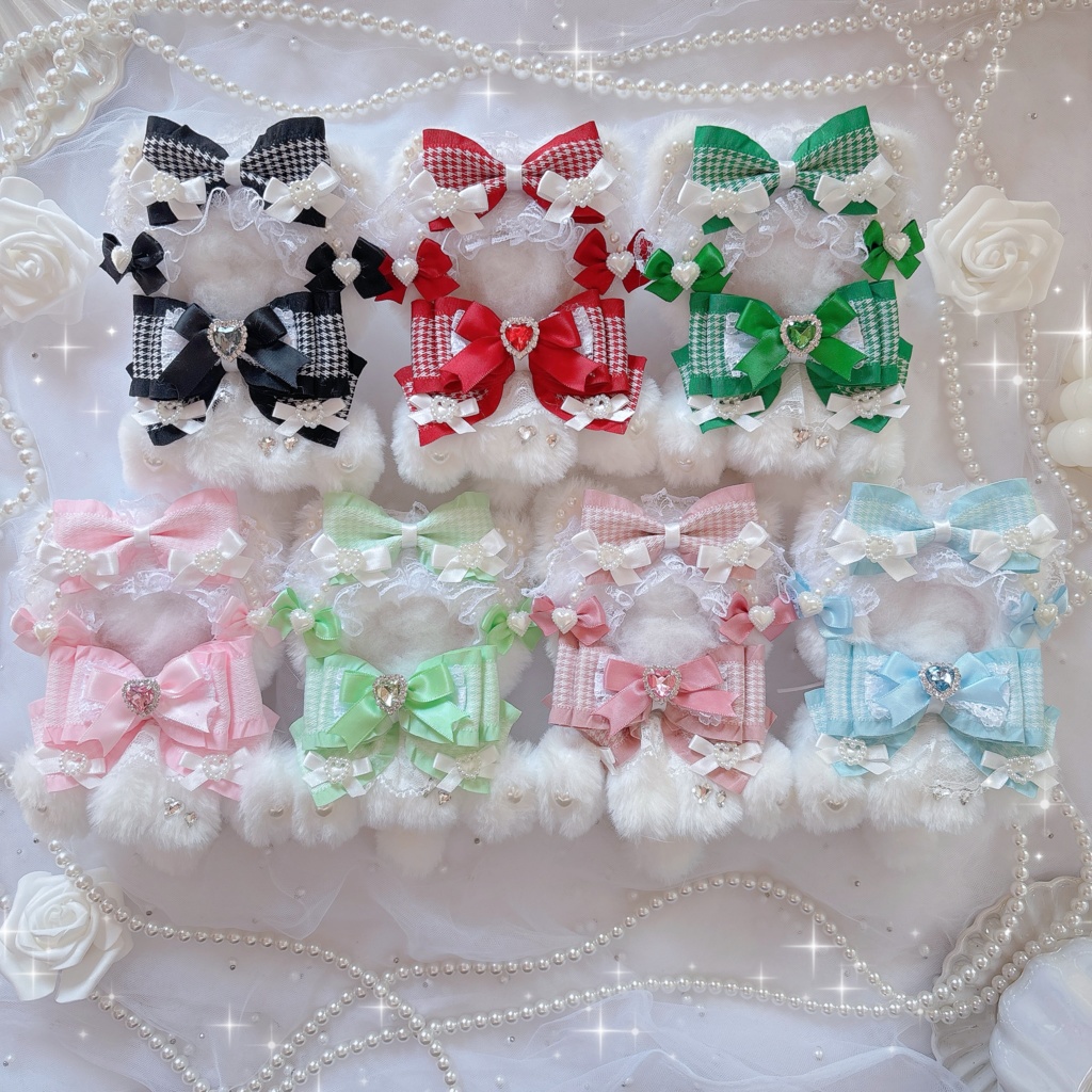 【10~12cm】千鳥リボンねこちゃん