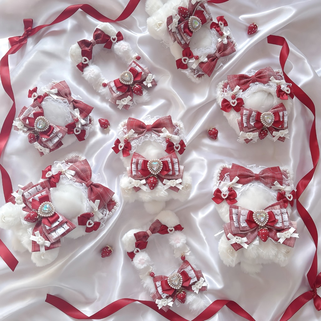 【ぬい服】red strawberry