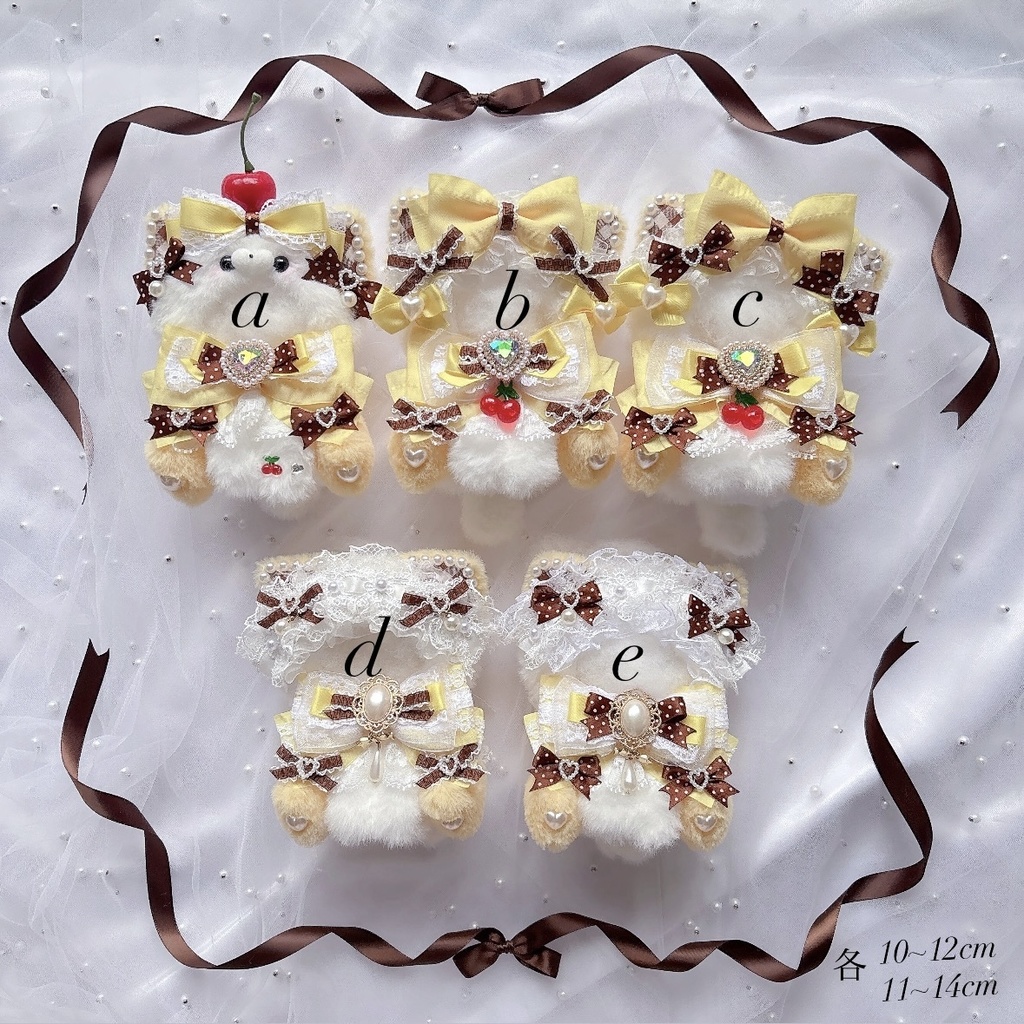 【10~12cm 11~14cm】プリンねこちゃん🐱🍮