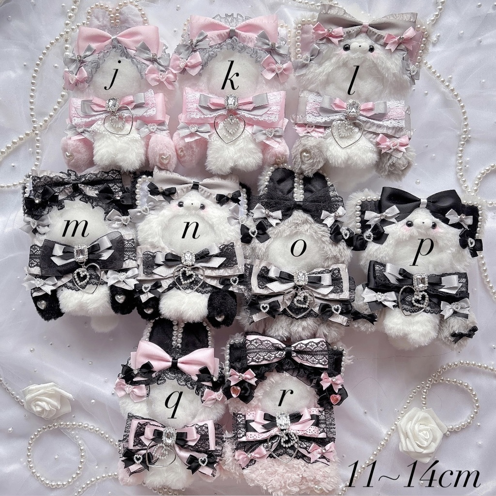 【10~12cm.11~14cm】pink×gray×black