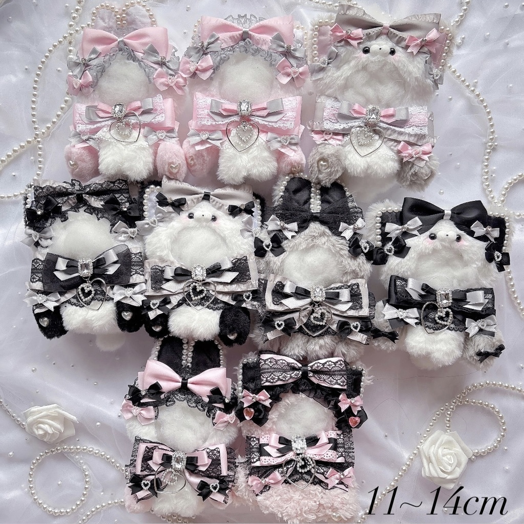 【10~12cm.11~14cm】pink×gray×black