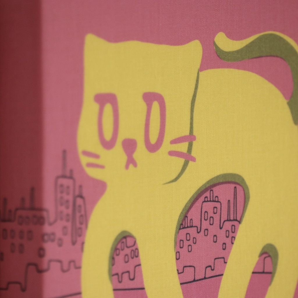 ファブリックパネル 「@neko_B」 アートパネル