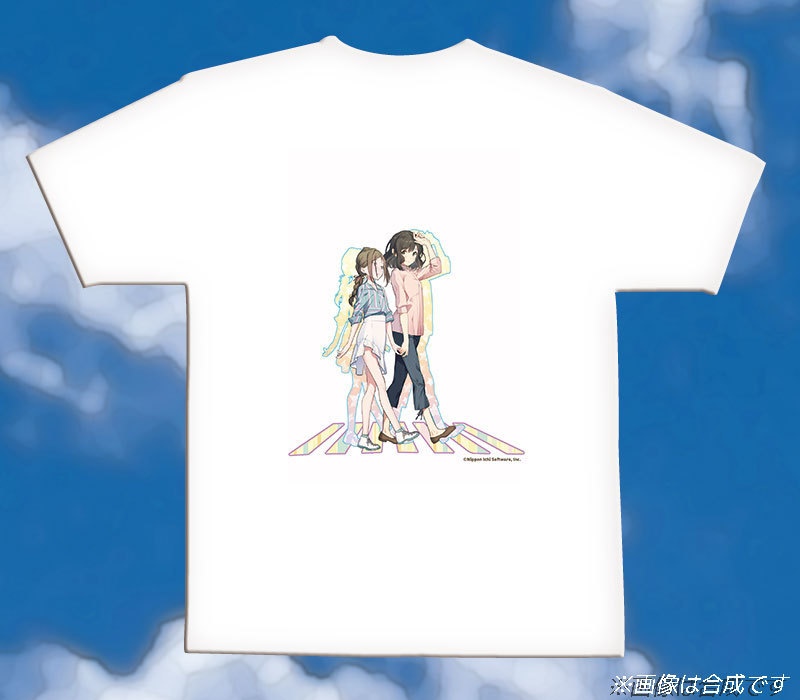 こちはは発売記念『じんるいのみなさまへ』カップリングTシャツ【Crosswalk】