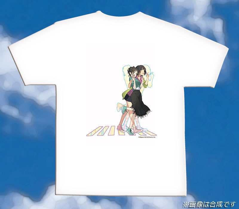 こちはは発売記念『じんるいのみなさまへ』カップリングTシャツ【Crosswalk】