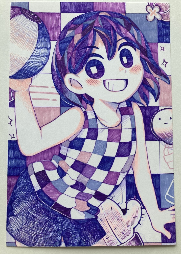 【原画】ポストカード『サボテン』