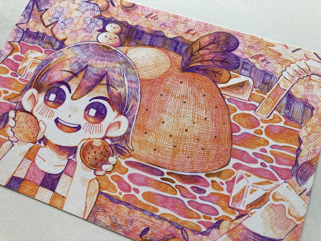 【原画】ポストカード『サンデーイブニング』