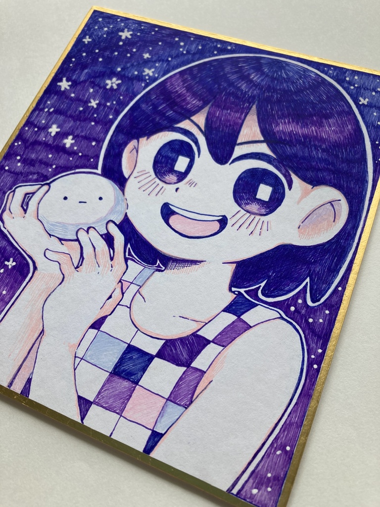 【原画】色紙『ヘクトール』