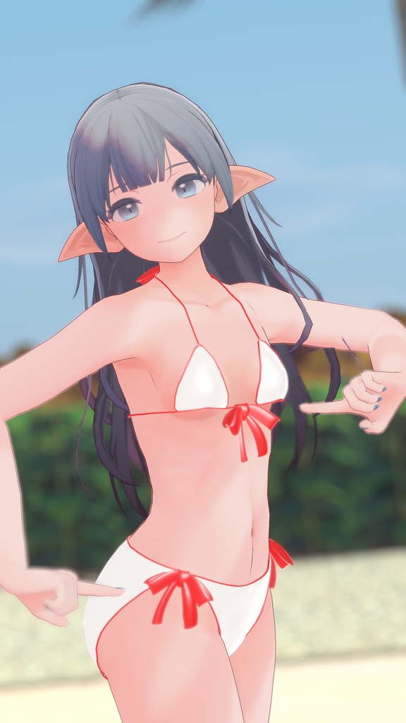 おおきなリボン🎀の水着👙forDigi-el