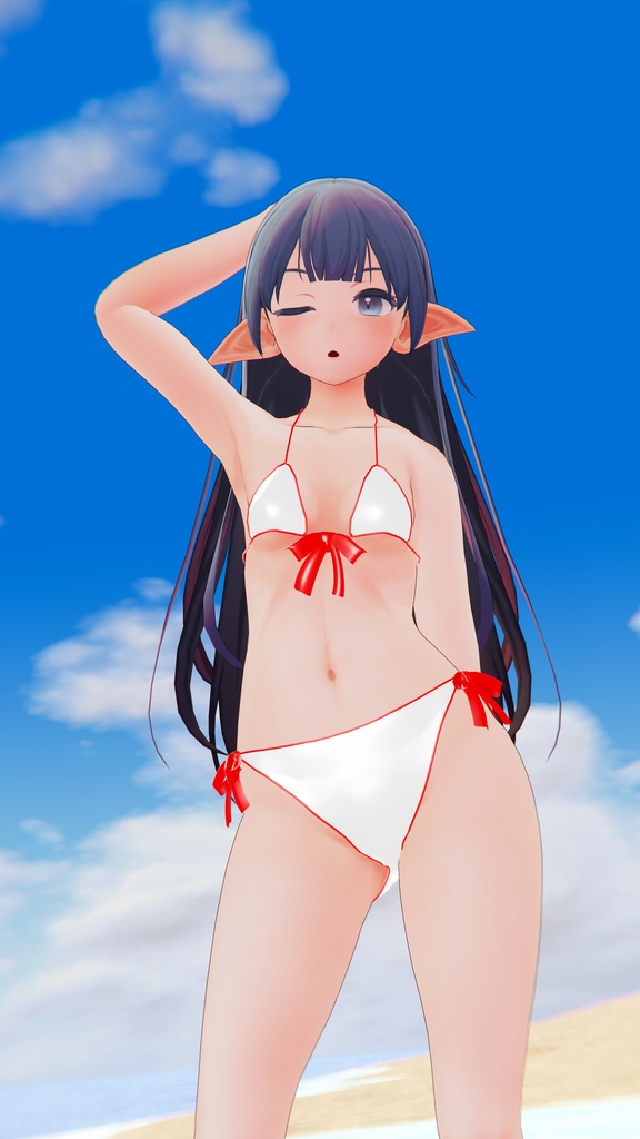 おおきなリボン🎀の水着👙forDigi-el