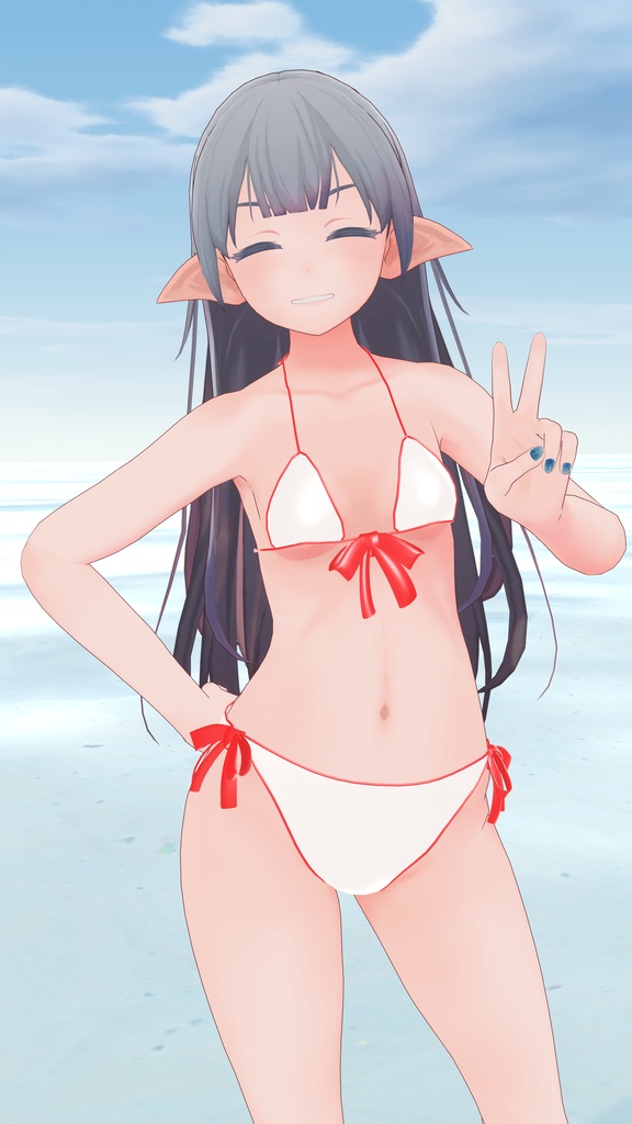 おおきなリボン🎀の水着👙forDigi-el