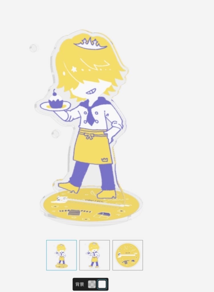 ベルフェゴールの推しカフェ風アクスタ