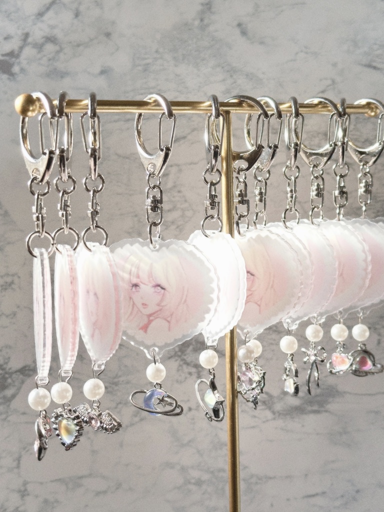 ランダムチャームアクリルキーホルダー