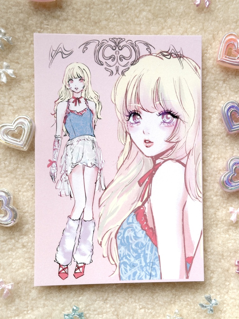 ポストカード「Dolly Girl」