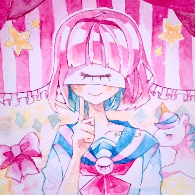【イラスト作品】ゆめかわ女子-Yumekawa Girl- ❤︎ illustration only