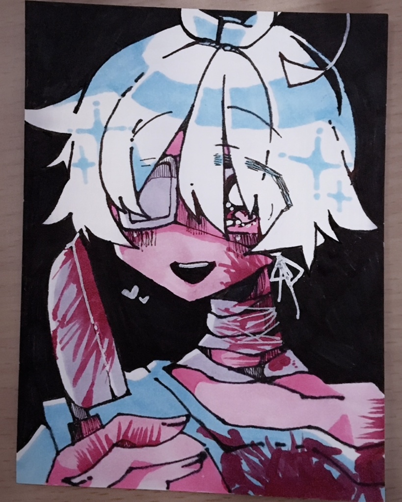 イラスト作品「愛してる！」