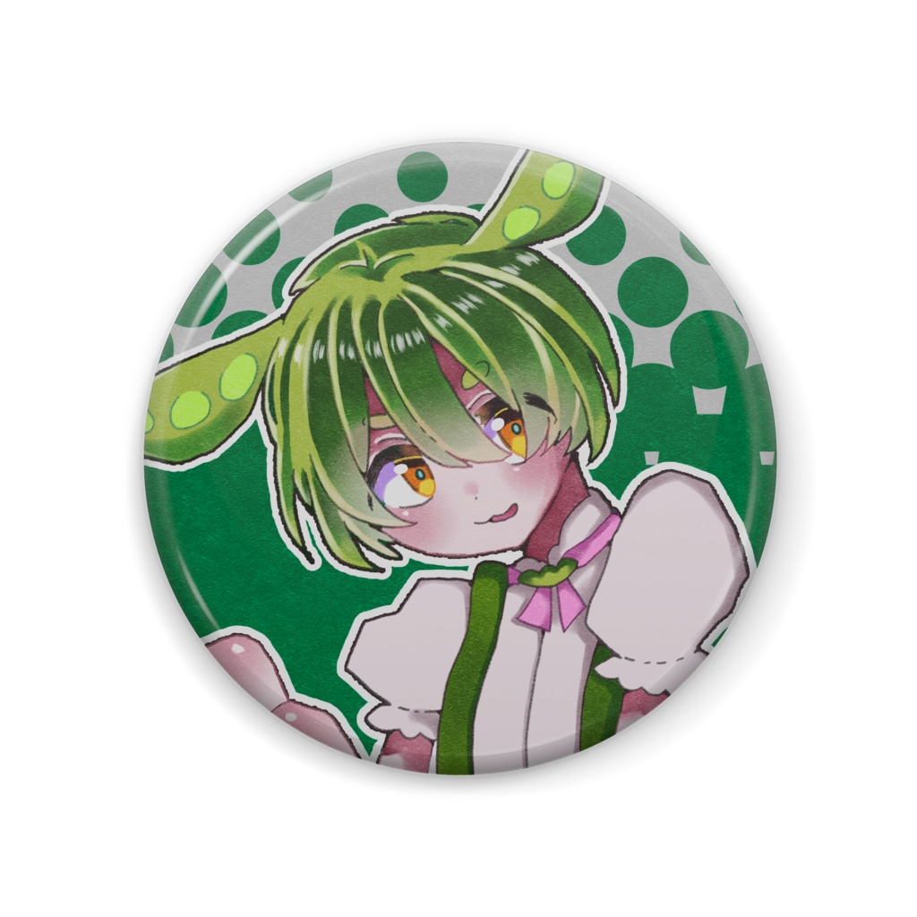 ずんだもん　缶バッジ (57mm)